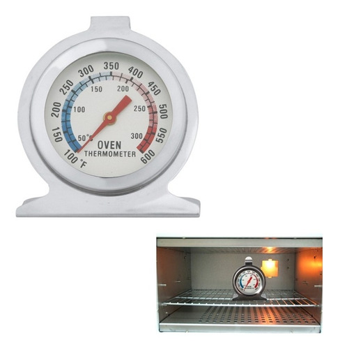 Termómetro De Acero Inoxidable Para Horno °c Y °f