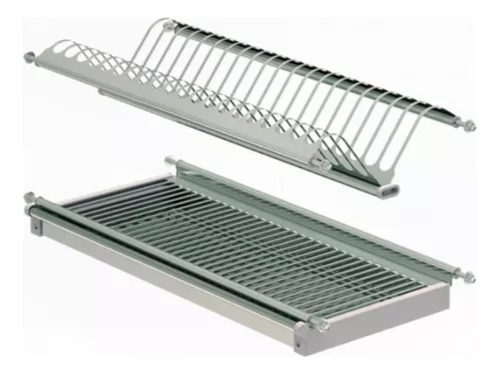 Secador De Loza 56x22cm Inoxidable Para Mueble De Cocina