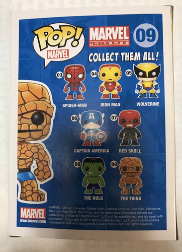 Fun.ko Po.p Marvel Universe: La Cosa 09 .