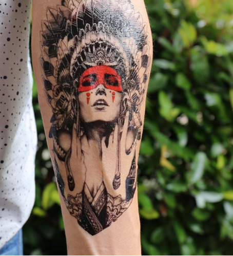 Tatuagem Temporária * Fake Tattoo - Índia *  Ref:090