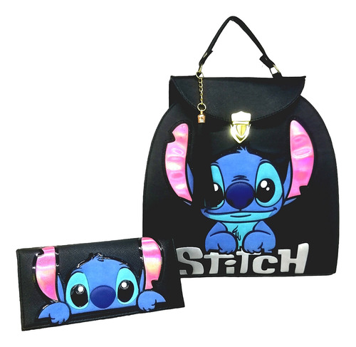 Stich Bolsa Mochila 3 En 1 Con Cartera