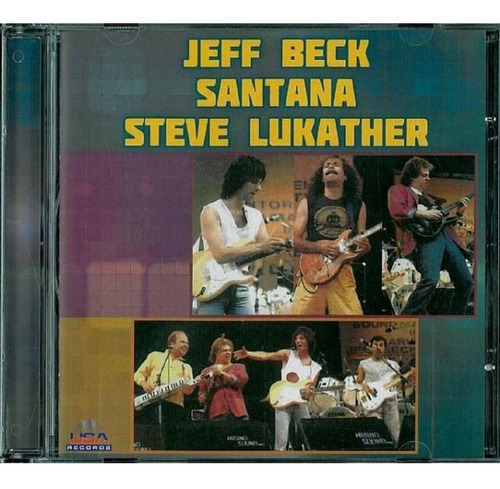 Cd Jeff Beck Santana Steve Lukather Br Lacrado