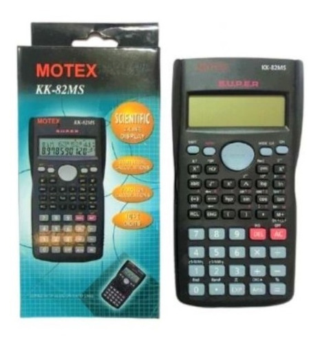 Calculadora Escolar Cientifica Motex Kk 82ms 240 Funciones