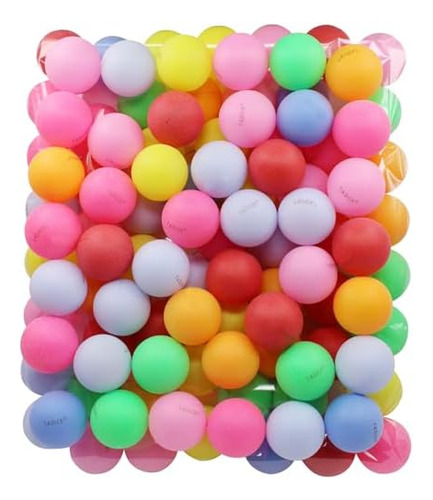 Paquete De 100 Pelotas De Ping Pong De Colores Para Bricolaj