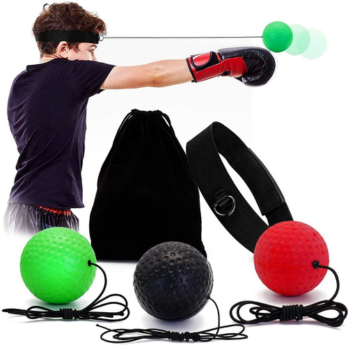 3 Pelotas De Entrenamiento Para Box Boxeo + Manual Ball Box