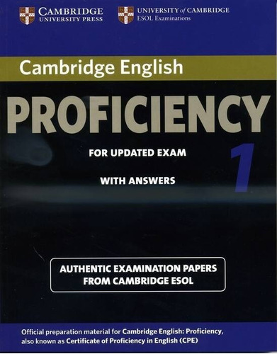 Cambridge English Proficiency 1 - Student`s W/key *2013* Kel