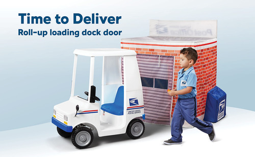 Play Tent Kid Trax Usps For Kids W/ Mail Collection Box