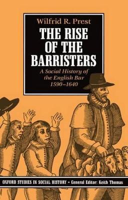 Libro The Rise Of The Barristers - Wilfrid R. Prest