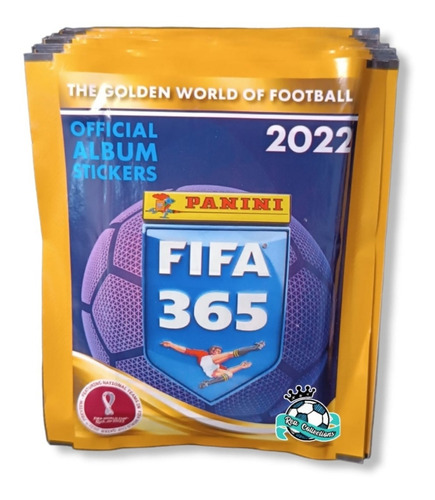 Caja De 50 Sobres Fifa 365 2022 (250 Estampas) Panini