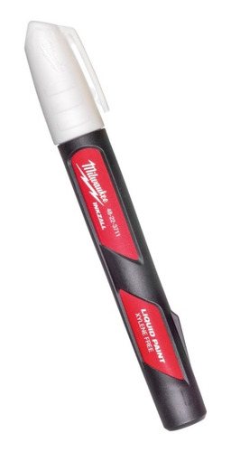 Imagen 2 de 5 de Marcador Liquido Blanco 1pk Inkzall 48223712 Milwaukee