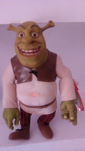 Muñeco Shrek Con Audios Y Etiqueta Mcfarlane 2001 38cm (Usado)