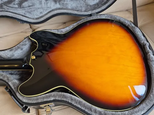 Guitarra Washburn Hb35 Semi Acústica Com Case Original