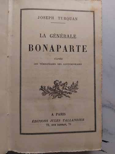 La Generale Bonaparte. Joseph Turquan. 52428