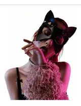 Comprar Máscaras Gatubela Antifaz Zorro Cuero Negra Fiesta Cosplay