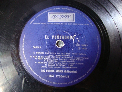 Sin Tapa Disco Rolling Stones El Pentagono Bi0