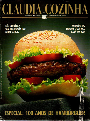 Revista Claudia, Cozinha, Nº 333, 1989