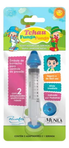Seringa Terapêutica Para Higiene Nasal Com Controle Patati