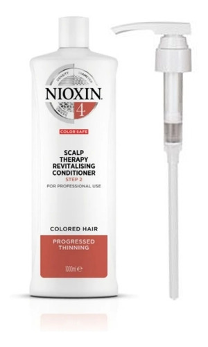 Nioxin Sistema 4 Acondicionador 1l Para Cabello Teñido