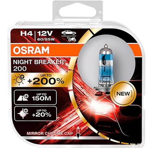 Osram Night Breaker % Brillo Lampara Halogena Para Faro