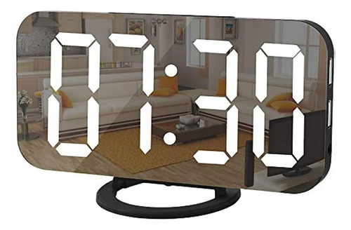 Reloj Despertador Digital Con Pantalla Grande Pantalla Led C