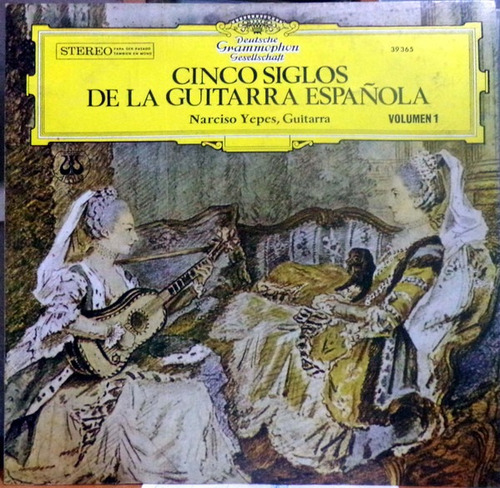 Narciso Yepes Cinco Siglos De Guitarra Española Volumen 1