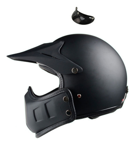 Casco Modular Abatible For Motocicleta, Doble Sombrilla