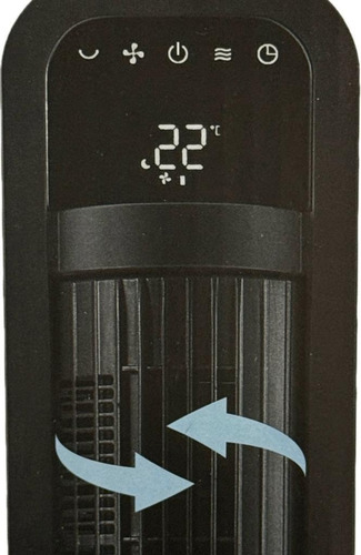 Ventilador De Torre Omnibreeze Dc2018 Negro 120 v