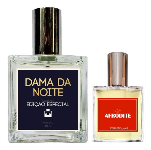 Perfume Feminino Dama Da Noite 100ml + Afrodite 30ml