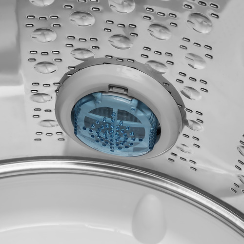 Imagen 6 de 8 de Lavadora Automática Digital 20 Kg Gris 120v 7 Ciclos Mabe