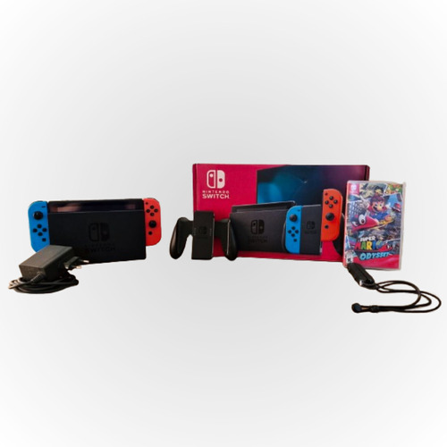 Consola Nintendo Switch Neon Red Blue + Mario Odyssey