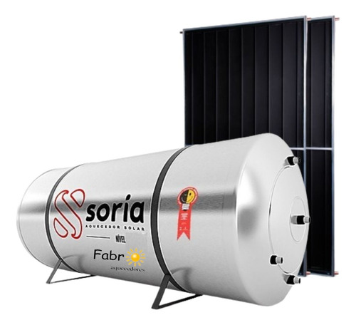 Aquecedor Solar Boiler 300 Lts Aço304  Apn 2 Placas 200x100