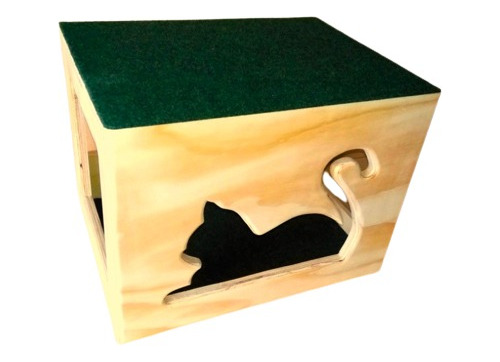 Catbox - Escondite Para Gatos Muro - Marca Isitom