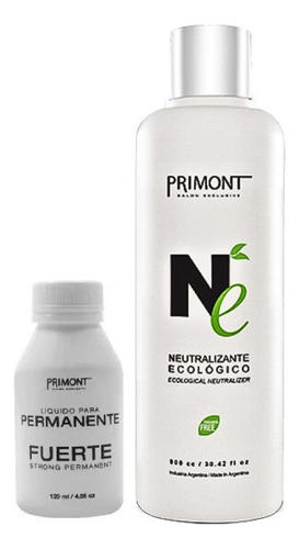 Liquido Permanente Fuerte 120ml+ Neutralizante 900ml Primont