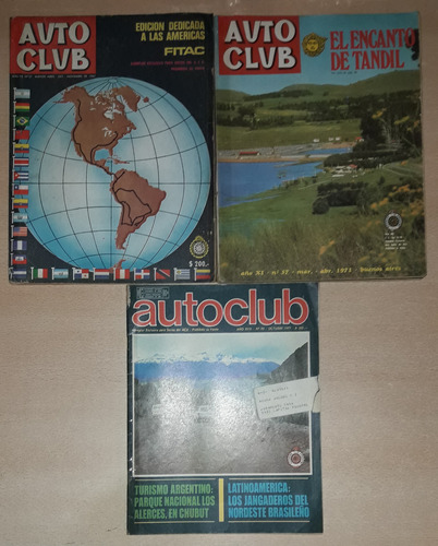 Lote De 3 Revistas Auto Club N°37 57 93 Leer Descripción