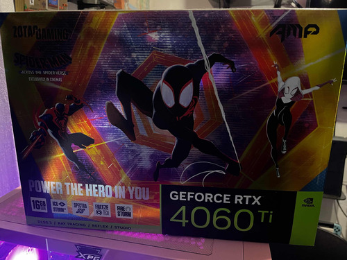 Tarjeta De Video Nvidia Geforce Rtx 4060 Ti 16 Gb Spiderman