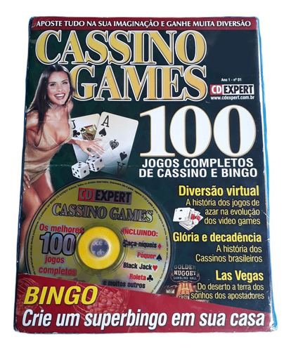 Cd De Jogos Cd Expert Cassino Games 100 Jogos Completos