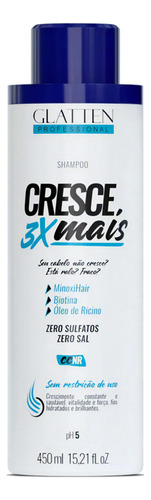  Glatten Cresce 3x Mais Shampoo 450 Ml