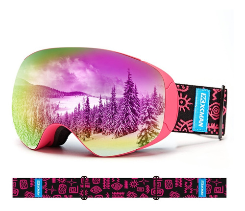 Antiparras Espejadas Nieve Ski Snowboard Uv 100% / Mmountain