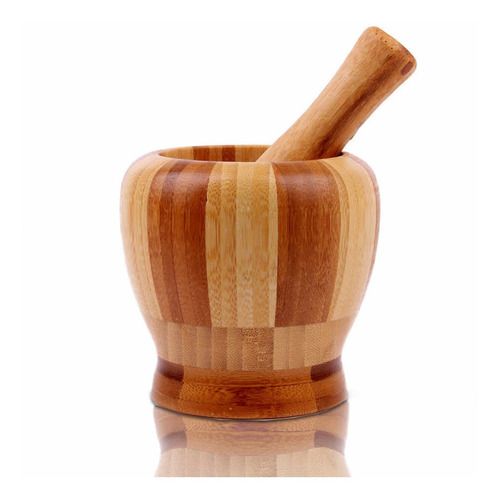 Mortero De Bamboo