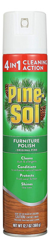 Pine-sol Furniture, Pulido 4 En 1 De Acción De Limpieza En A