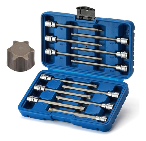 Juego De Dados Torx Macho Estrella De Seguridad 12 Piezas