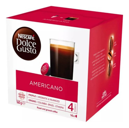 Capsulas Dolce Gusto Americano X16