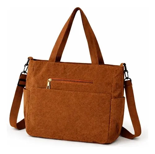 Bolsa Feminina Veludo Média Alça Transversal E Ombro Grande