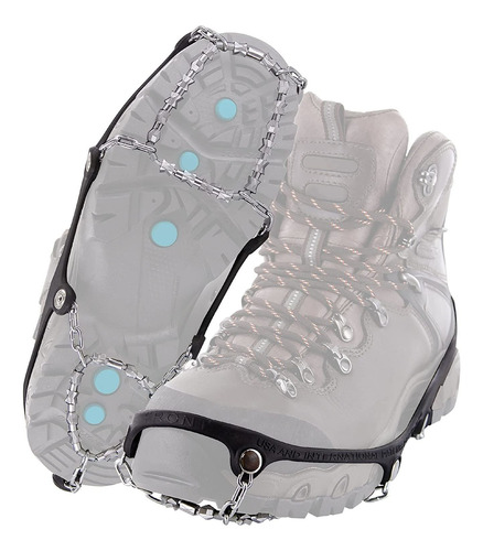 Crampones P/ Caminar En Hielo Y Nieve- 1 Par Xx Large- Negro