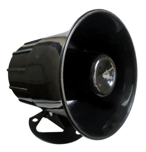 Imagem 1 de 2 de Sirene Guarda Vigia Moto Policia Eletrônica Alta 120db 12v