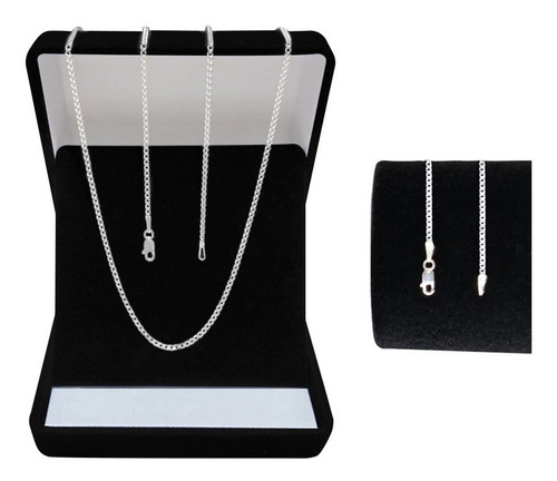 Imagem 1 de 8 de Conjunto Prata 925 Corrente E Pulseira Grumet 2,5 Mm 60cm