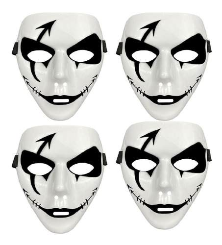 Máscaras De Demonio Terrorífica, Mxfrc-004, 4  Pzas. 18x16x4