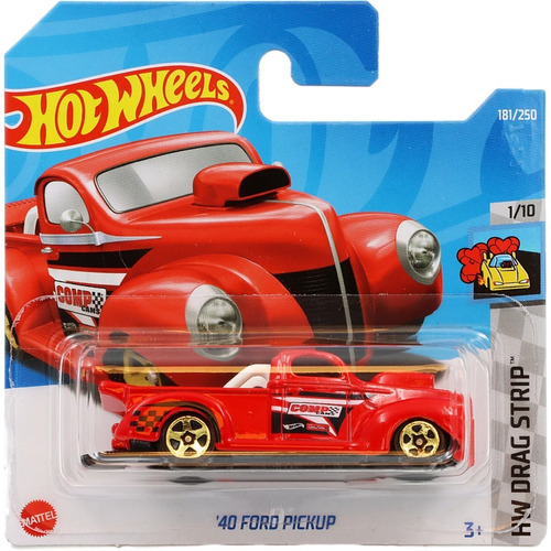 Hot Wheels Drag Strip Vehículo 40 Ford Pickup 1/10