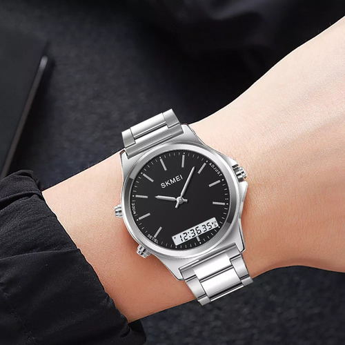 Reloj Hombre Skmei 2120 Elegante Impermeable Analogodigital
