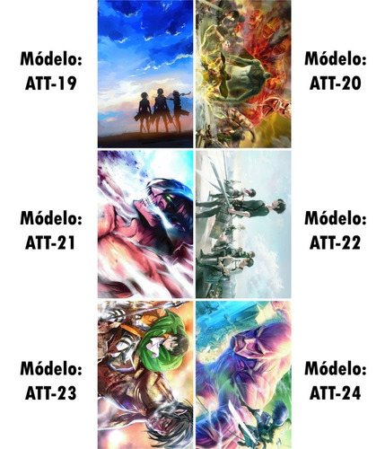 24 Posters De Attack On Titan Grandes